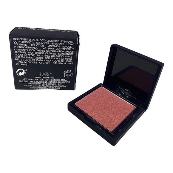 NARS mini blush travel size Color Orgasm 777 peachy pink with golden shimmer NEW - Picture 2 of 4